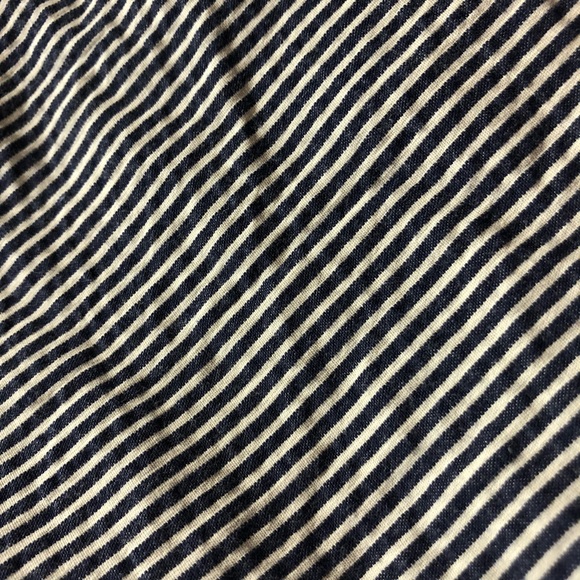 Loft 6” shorts. Blue and white striped. - Picture 4 of 5